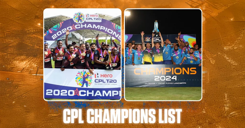 CPL Champions: A Decade of T20 Excellence in the Caribbean